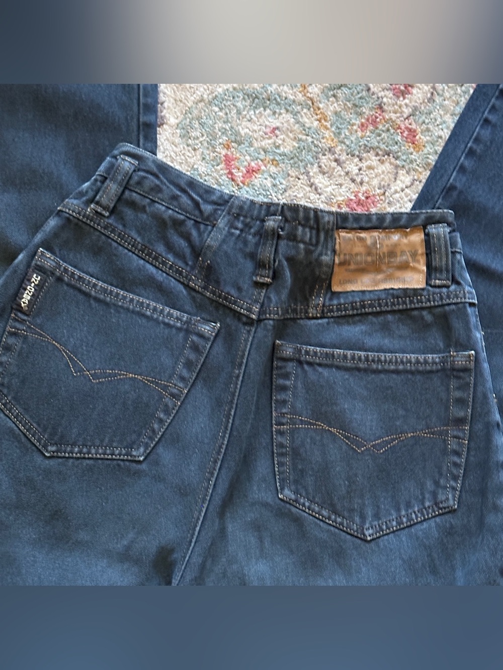 Vintage Union Bay black jeans skater 90s y2k sz 7 juniors